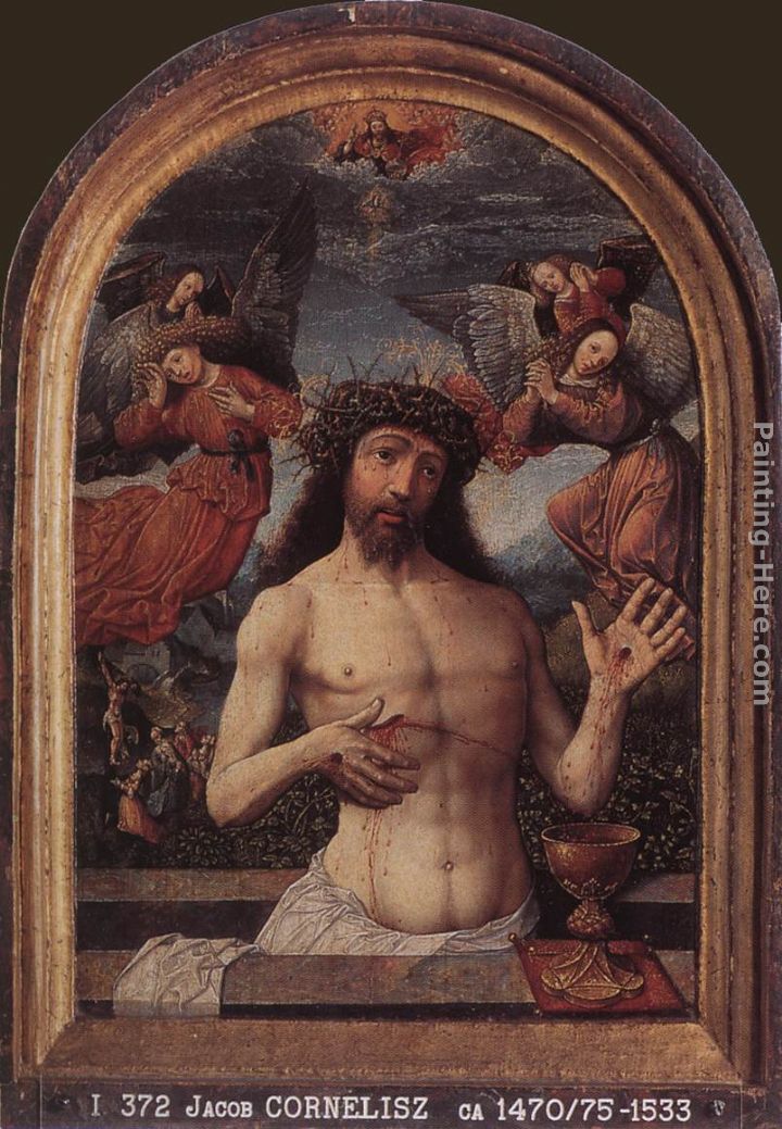 Man of Sorrows painting - Jacob Cornelisz Van Oostsanen Man of Sorrows art painting